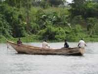 Fischer auf dem wei&szlig;en Nil
